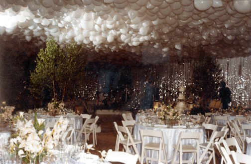 White Balloon Ceiling Lighter Than Air Party Decorators